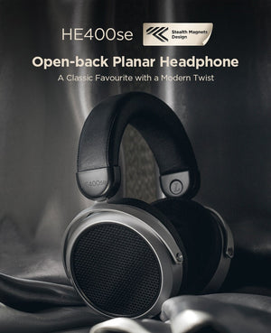 HIFIMAN HE400SE STEALTH MAGNETS VERSION OVER-EAR OPEN-BACK FULL-SIZE PLANAR MAGNETIC WIRED HEADPHON |  HIFIMAN |  HEADPHONE |  Zoso Music