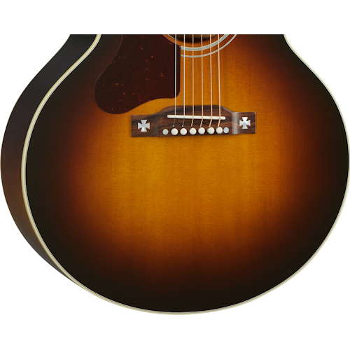 Gibson J-185 Original (Left-handed) Acoustic Guitar, Vintage Sunburst