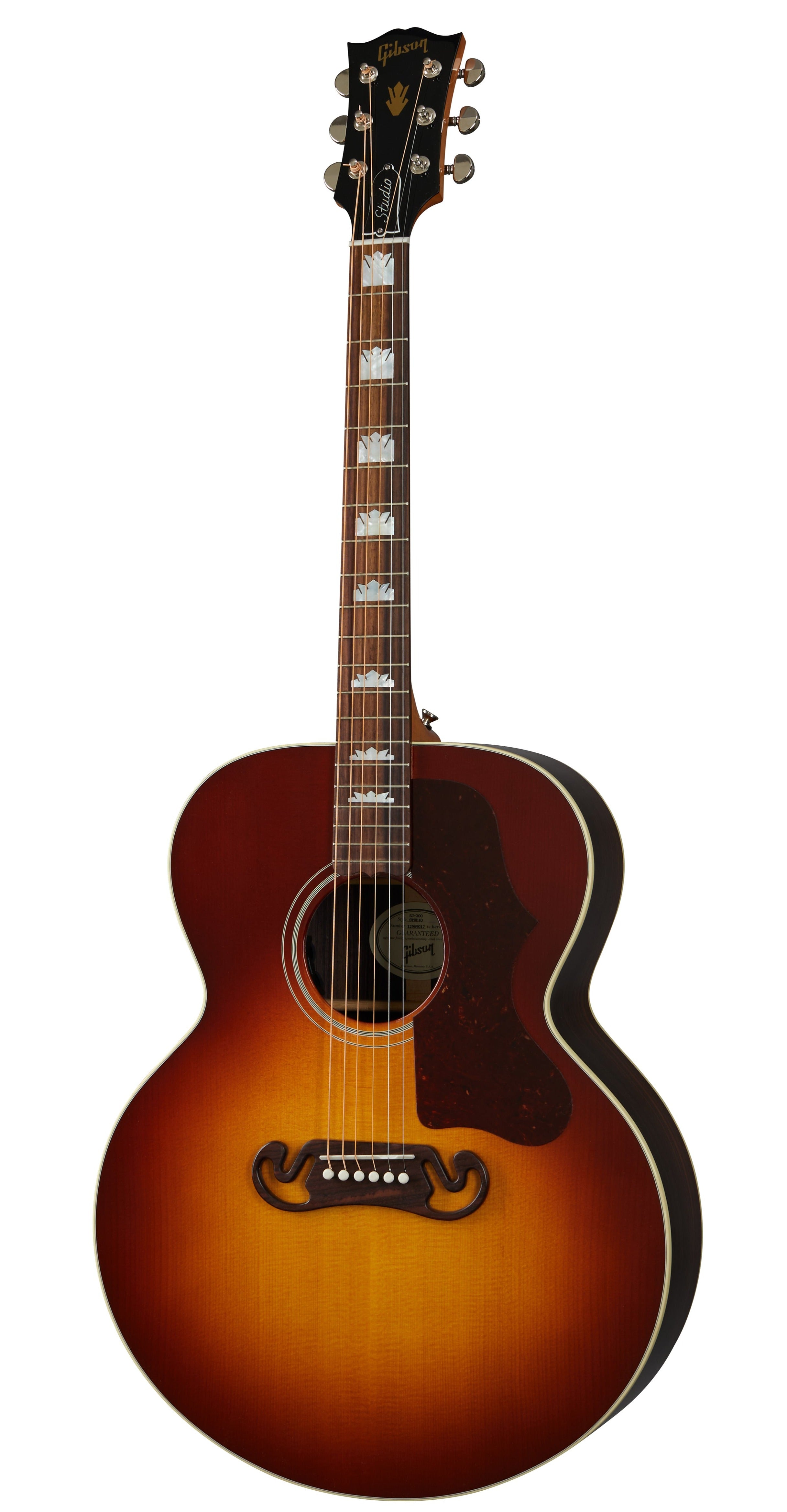 Gibson SJ-200 Studio Rosewood Acoustic Guitar, Rosewood Burst