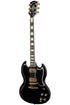 Gibson SG Custom 2-Pickup w/ Ebony Fingerboard Gloss Electric Guitar, Ebony |  GIBSON |  ELECTRIC GUITAR |  Zoso Music