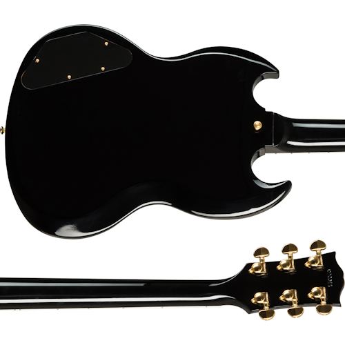 Gibson SG Custom 2-Pickup w/ Ebony Fingerboard Gloss Electric Guitar, Ebony