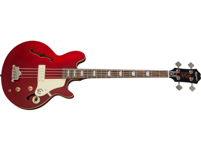 Epiphone EBJCSBUNH1 Jack Casady Semi Hollowbody Electric Bass - Sparkling Burgundy ( FREE Gator GBE-BASS Gig Bag )