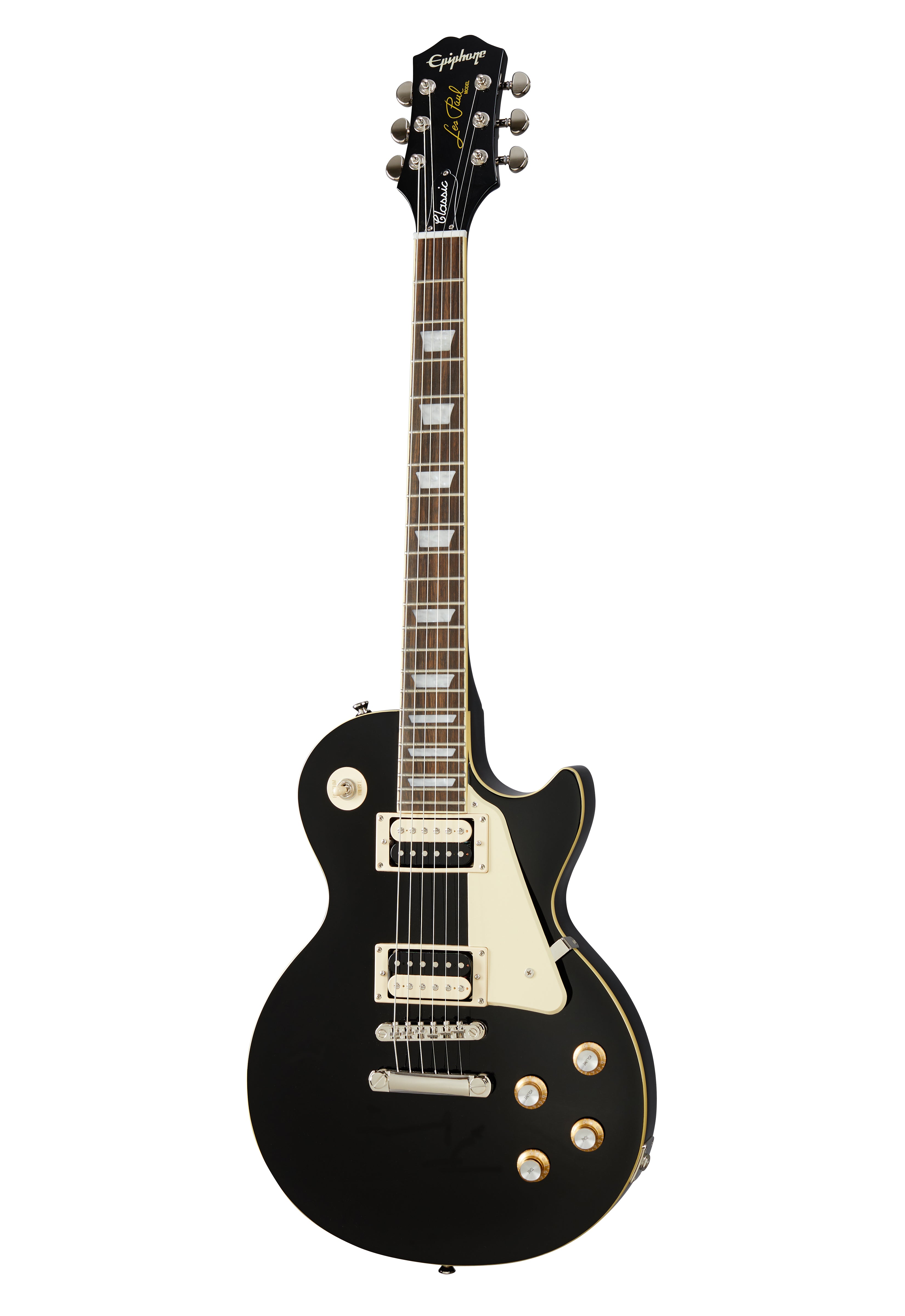 Epiphone EILOEBNH1 Les Paul Classic Electric Guitar - Ebony ( FREE Gator GBE-ELECT Gig Bag + Orange Crush 20 Amplfier )