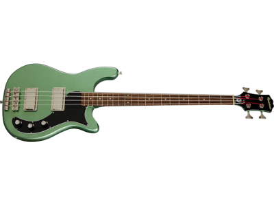 Epiphone EBEMWGMNH1 Embassy Bass Guitar - Wanderlust Green Metallic