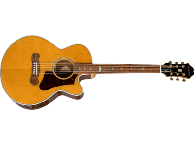 Epiphone EEJPVNGH3 J-200 EC Studio Parlor Acoustic Electric Guitar - Vintage Natural