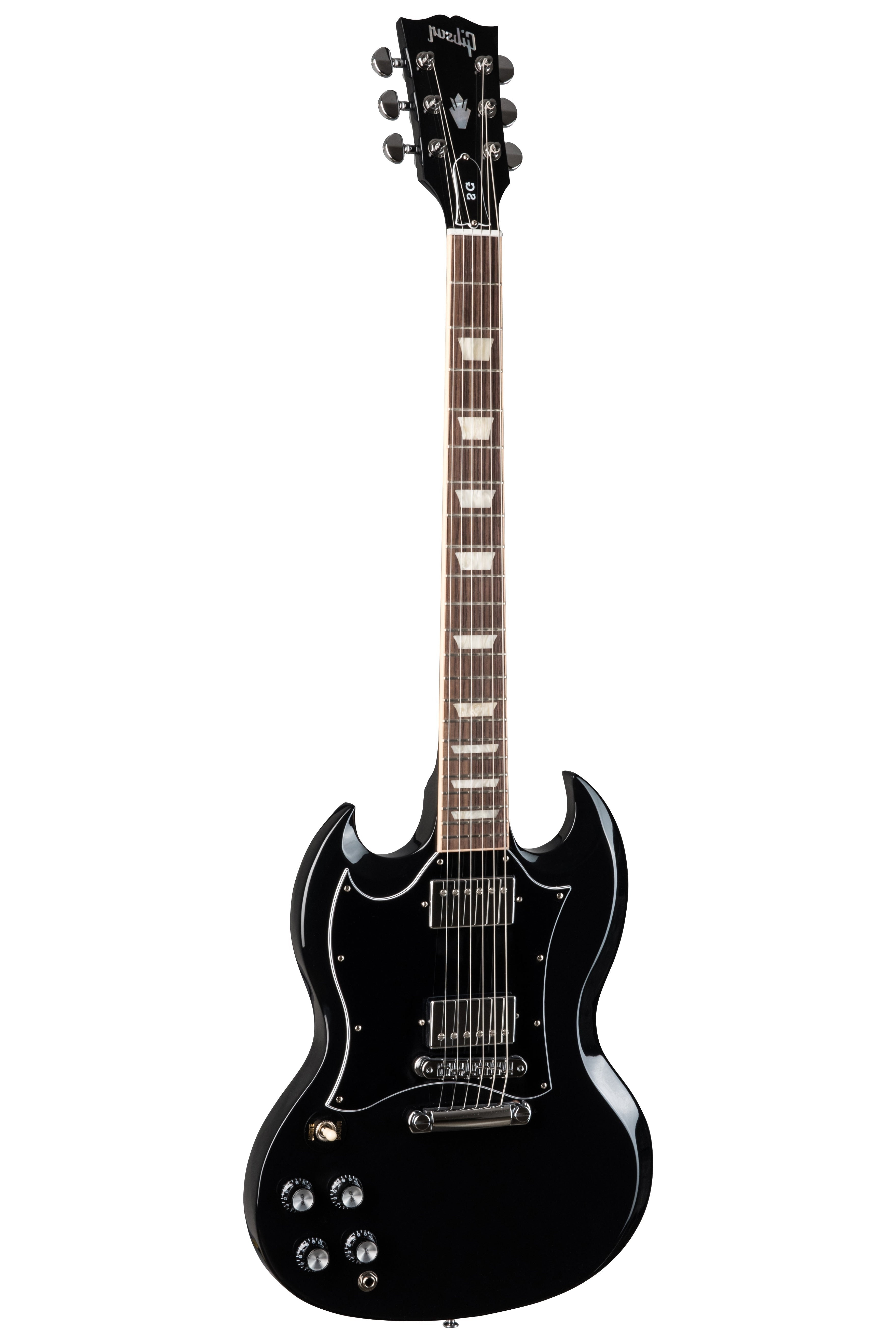 Gibson SG Standard (Left-handed) Electric Guitar, Ebony |  GIBSON |  ELECTRIC GUITAR |  Zoso Music