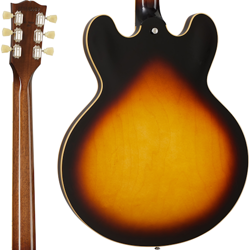Gibson ES-335 (Left-handed)  Electric Guitar, Vintage Burst |  GIBSON |  ELECTRIC GUITAR |  Zoso Music