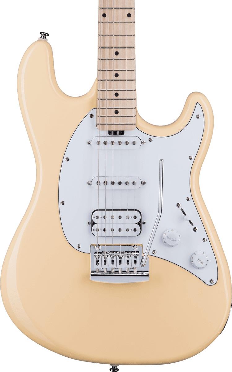 STERLING CUTLASS HSS ELECTRIC GUITAR, MAPLE FINGERBOARD CT30HSS, VINTAGE CREAM, STERLING, ELECTRIC GUITAR, sterling-electric-guitar-ct30hss-vc, ZOSO MUSIC SDN BHD