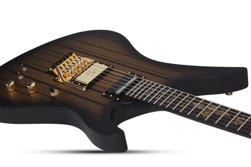 SCHECTER ELECTRIC GUITAR SYNYSTER CUSTOM S SUSTAINIAC FR SATIN GOLD BURST (1743) MADE IN KOREA, SCHECTER, ELECTRIC GUITAR, schecter-electric-guitar-syncustoms-sgb, ZOSO MUSIC SDN BHD