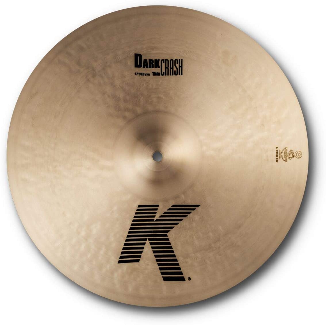 Zildjian K0903 17” K Dark Thin Crash |  ZILDJIAN |  CYMBAL-CRASH |  Zoso Music