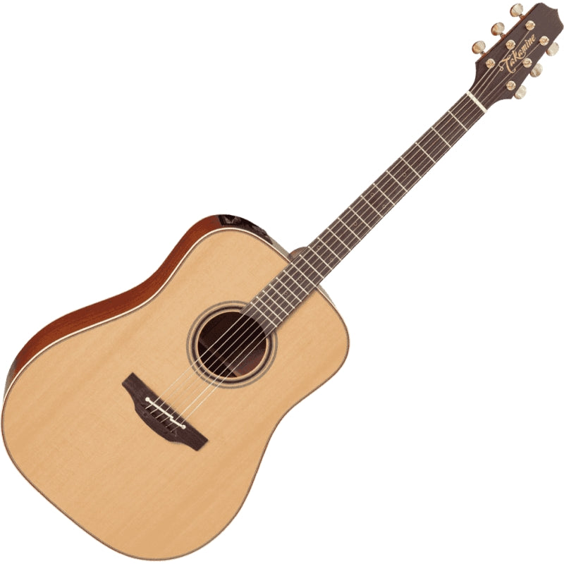 TAKAMINE P3D PRO SERIES DREADNOUGHT SOLID CEDAR TOP | SOLID SAPELE BACK | SAPELE SIDE WITH CT4BII PREAMP & HARD CASE