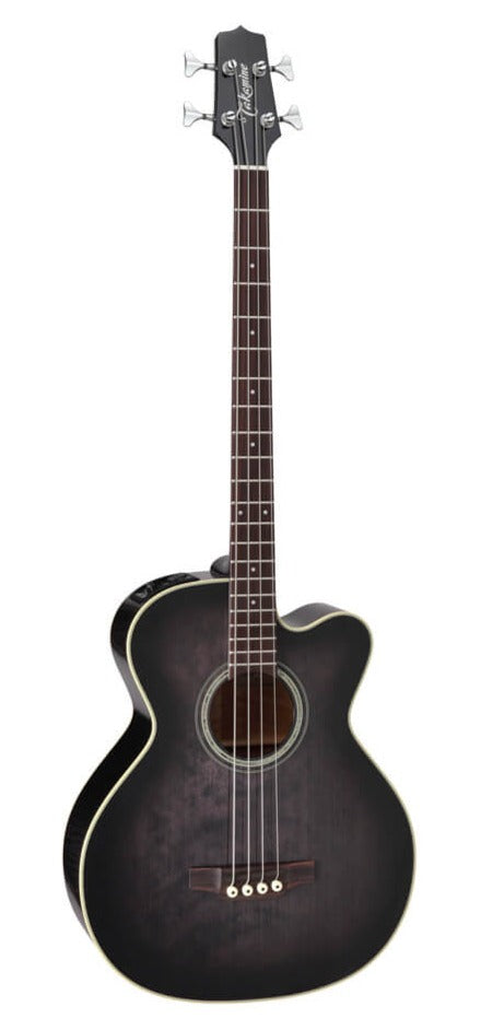 TAKAMINE PB5 SBL PRO SERIES BASS JUMBO CUTAWAY ACOUSTIC-ELECTRIC GUITAR, CT4-DX PREAMP & HARD CASE (MADE IN JAPAN)