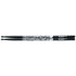 Tama Rhythmic Fire Drumsticks 5B Wood Tip, Black Silver |  TAMA |  DRUMSTICK |  Zoso Music