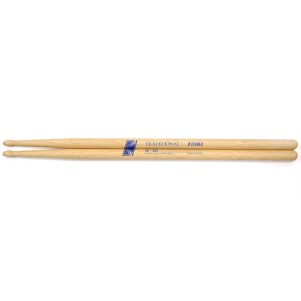 Tama Traditional Series Drumsticks 5B Nylon Tip |  TAMA |  DRUMSTICK |  Zoso Music