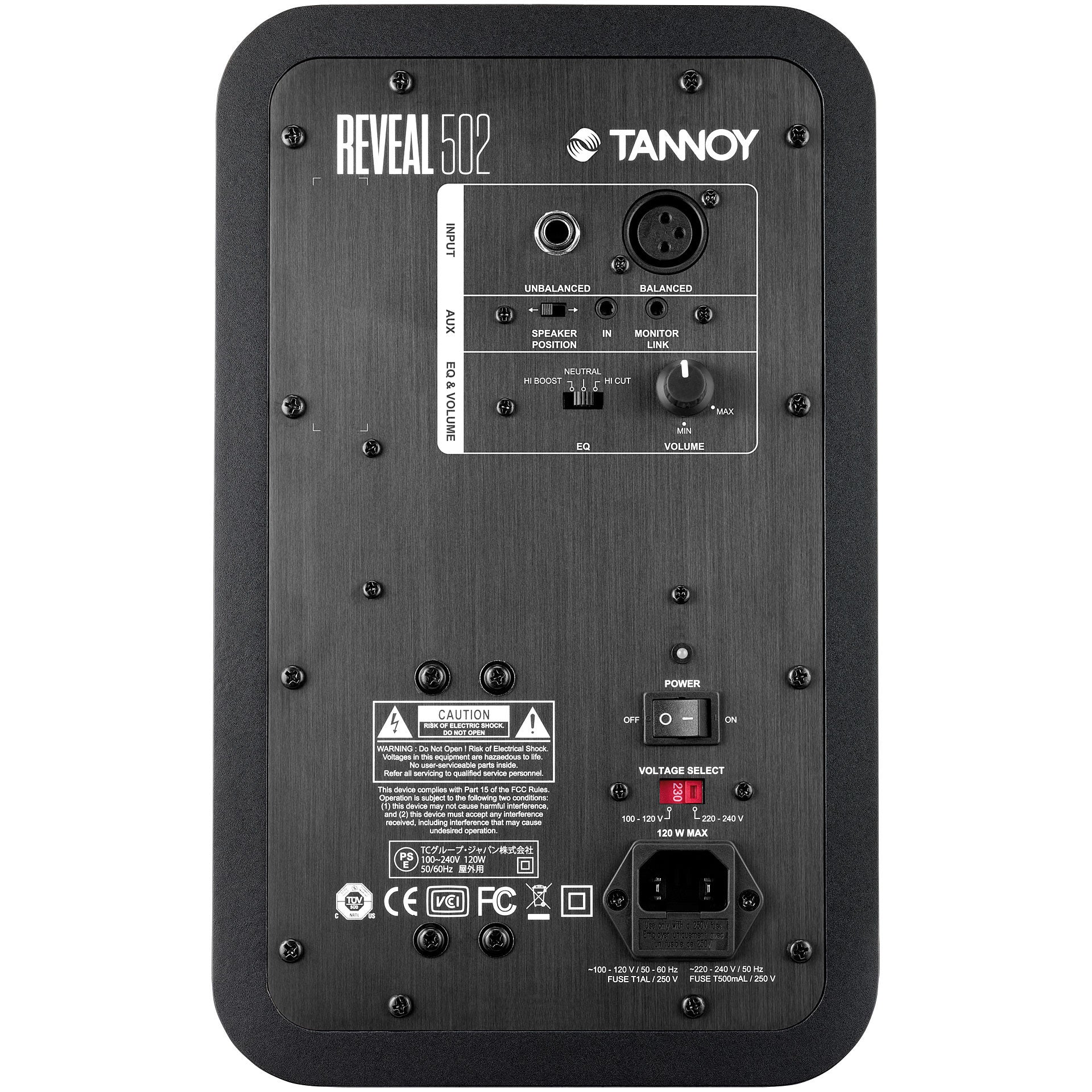 TANNOY REVEAL 502 STUDIO MONITOR - EACH, TANNOY, STUDIO MONITOR, tannoy-reveal-502-studio-monitor-speaker-each, ZOSO MUSIC SDN BHD