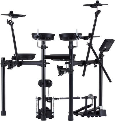 Roland V-Drums TD-07DMK Electronic Drum Set with RH-5 Headphone, Kick Pedal, Throne and Drumsticks