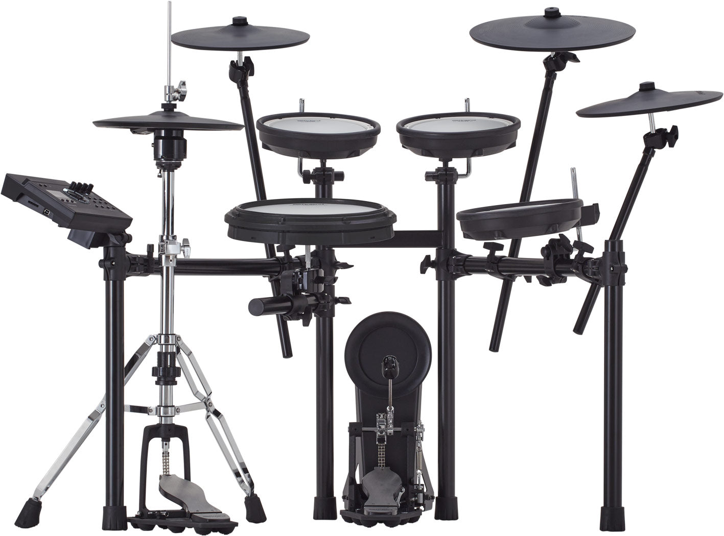 Roland TD-17KVX Gen 2 V-Drums Digital Drum Electronic Drum with RH-5 Headphone, Kick Pedal, Drum Throne and Drumsticks