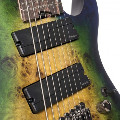 Cort KX508MS Multi Scale II 8-String Electric Guitar - Mariana Blue Burst