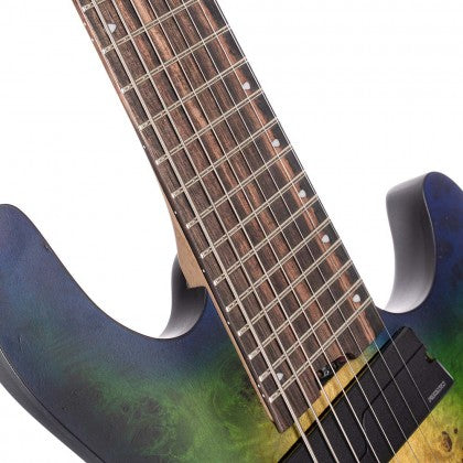 Cort KX508MS Multi Scale II 8-String Electric Guitar - Mariana Blue Burst