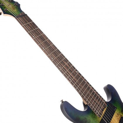 Cort KX508MS Multi Scale II 8-String Electric Guitar - Mariana Blue Burst