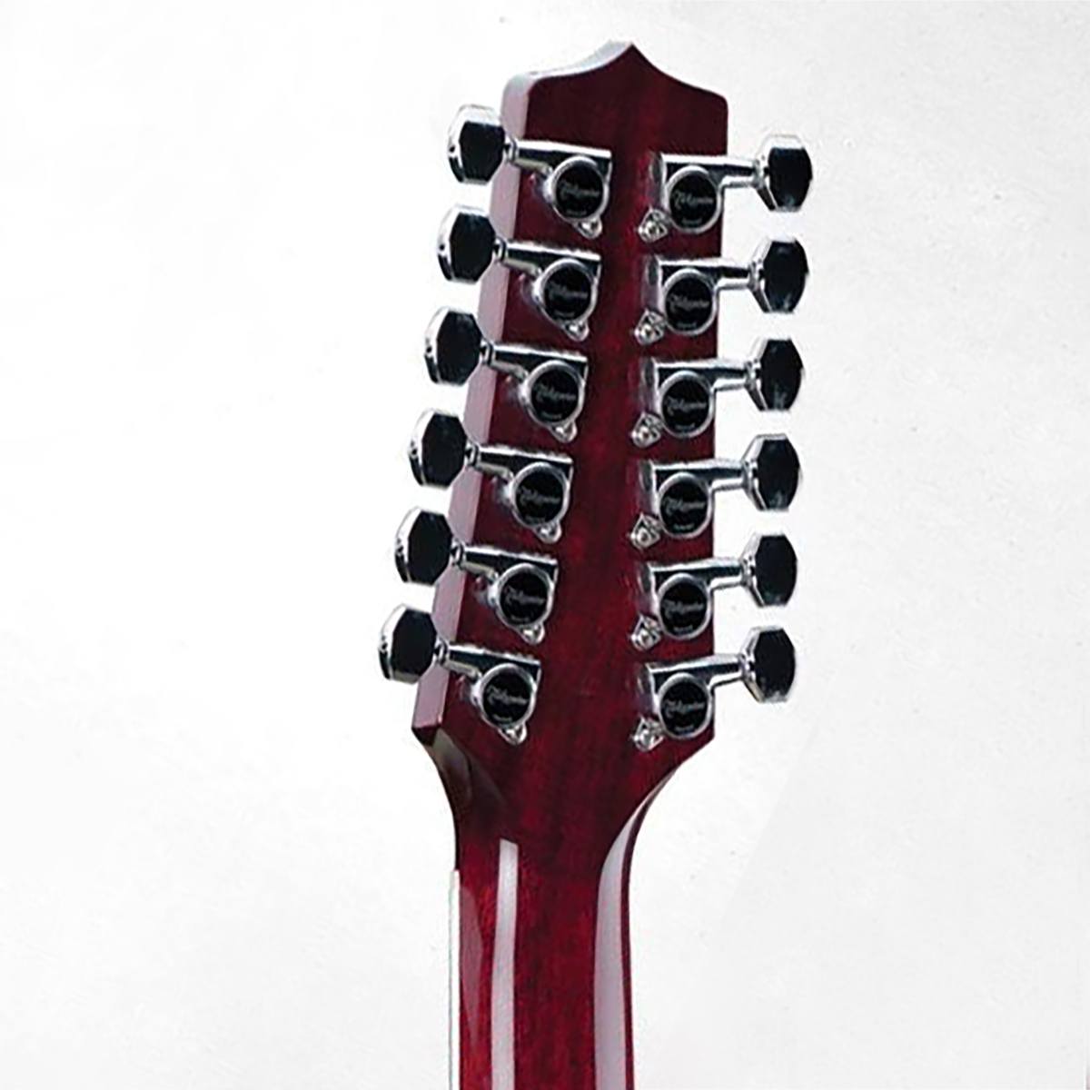 TAKAMINE JJ325SRC-12 JOHN JORGENSON SIGNATURE SERIES 12-STRING DREADNOUGHT CUTAWAY ACOUSTIC-ELECTRIC GUITAR, GLOSS RED STAIN, CT4B II PREAMP & HARD CASE (MADE IN JAPAN)