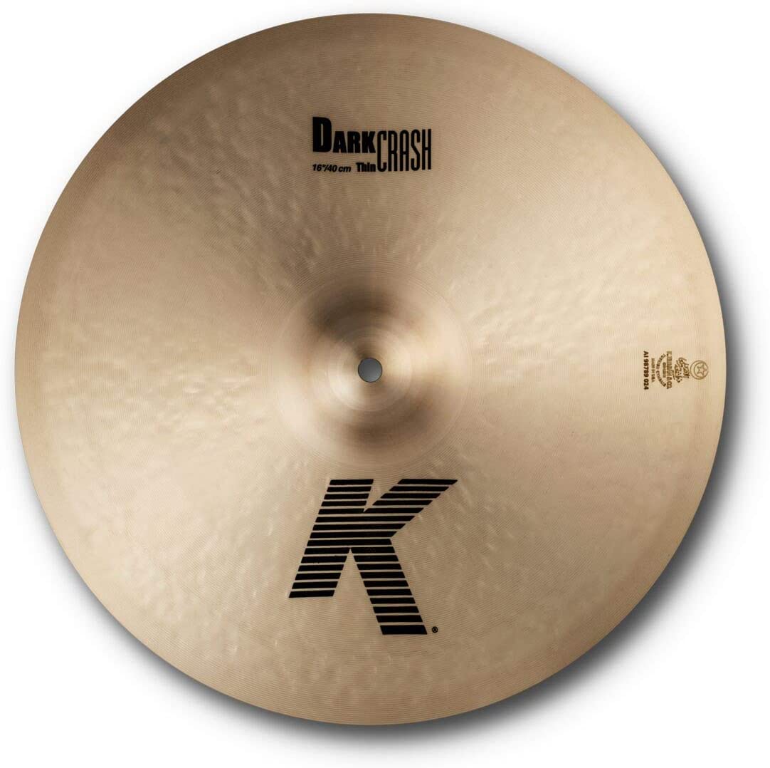 Zildjian K0902 16” K Dark Thin Crash |  ZILDJIAN |  CYMBAL-CRASH |  Zoso Music