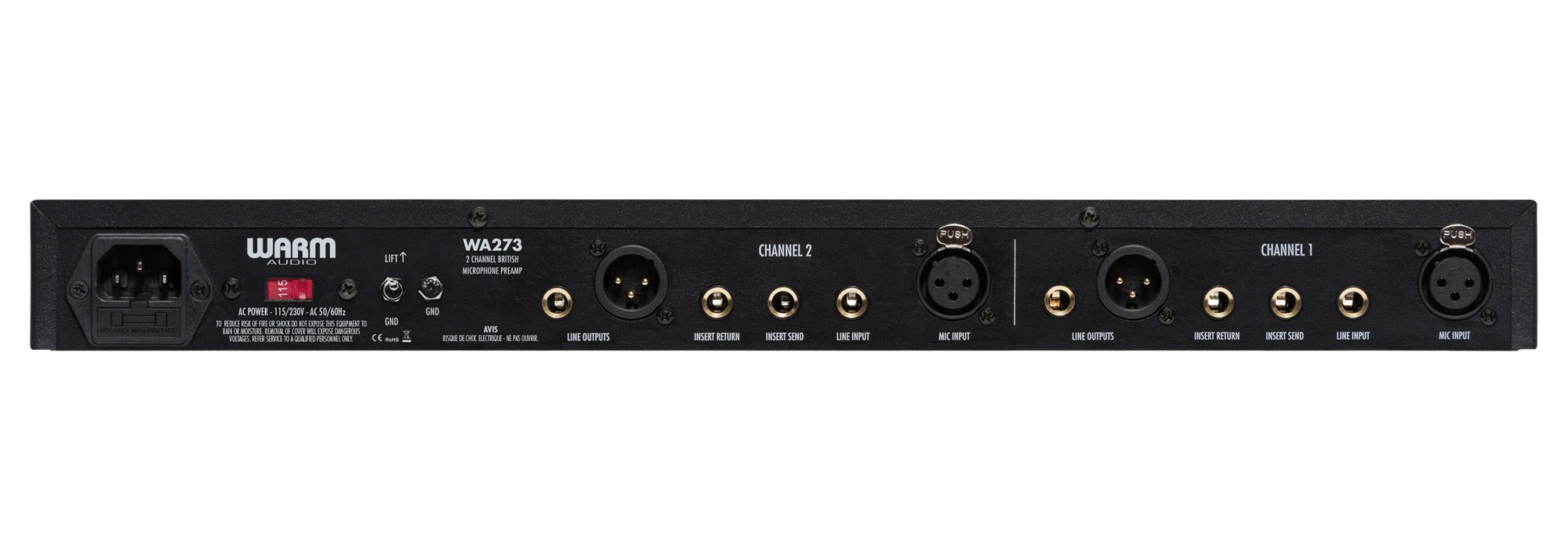 WARM AUDIO WA273 MICROPHONE PREAMP