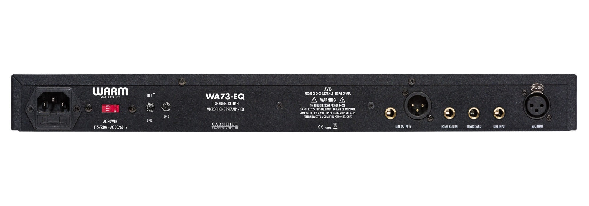WARM AUDIO WA73-EQ MICROPHONE PREAMP AND EQ |  WARM AUDIO |  AUDIO PROCESSOR |  Zoso Music
