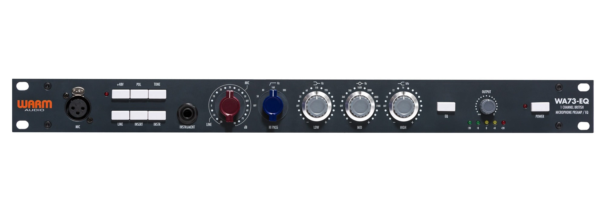 WARM AUDIO WA73-EQ MICROPHONE PREAMP AND EQ |  WARM AUDIO |  AUDIO PROCESSOR |  Zoso Music