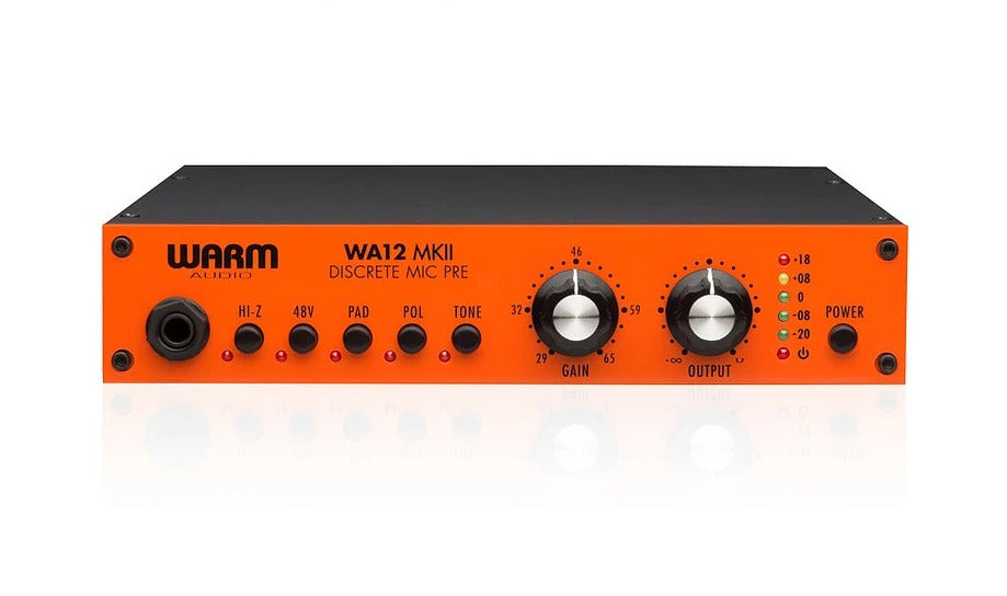 WARM AUDIO WA12 MKII MICROPHONE / INSTRUMENT PREAMP |  WARM AUDIO |  AUDIO PROCESSOR |  Zoso Music
