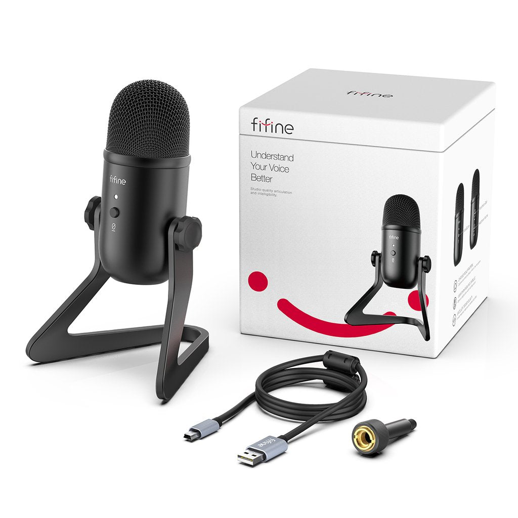 FIFINE K678 WITH LOW-LATENCY MONITOR JACK USB CARDIOID CONDENSER, FIFINE, CONDENSER MICROPHONE, fifine-microphone-k678, ZOSO MUSIC SDN BHD