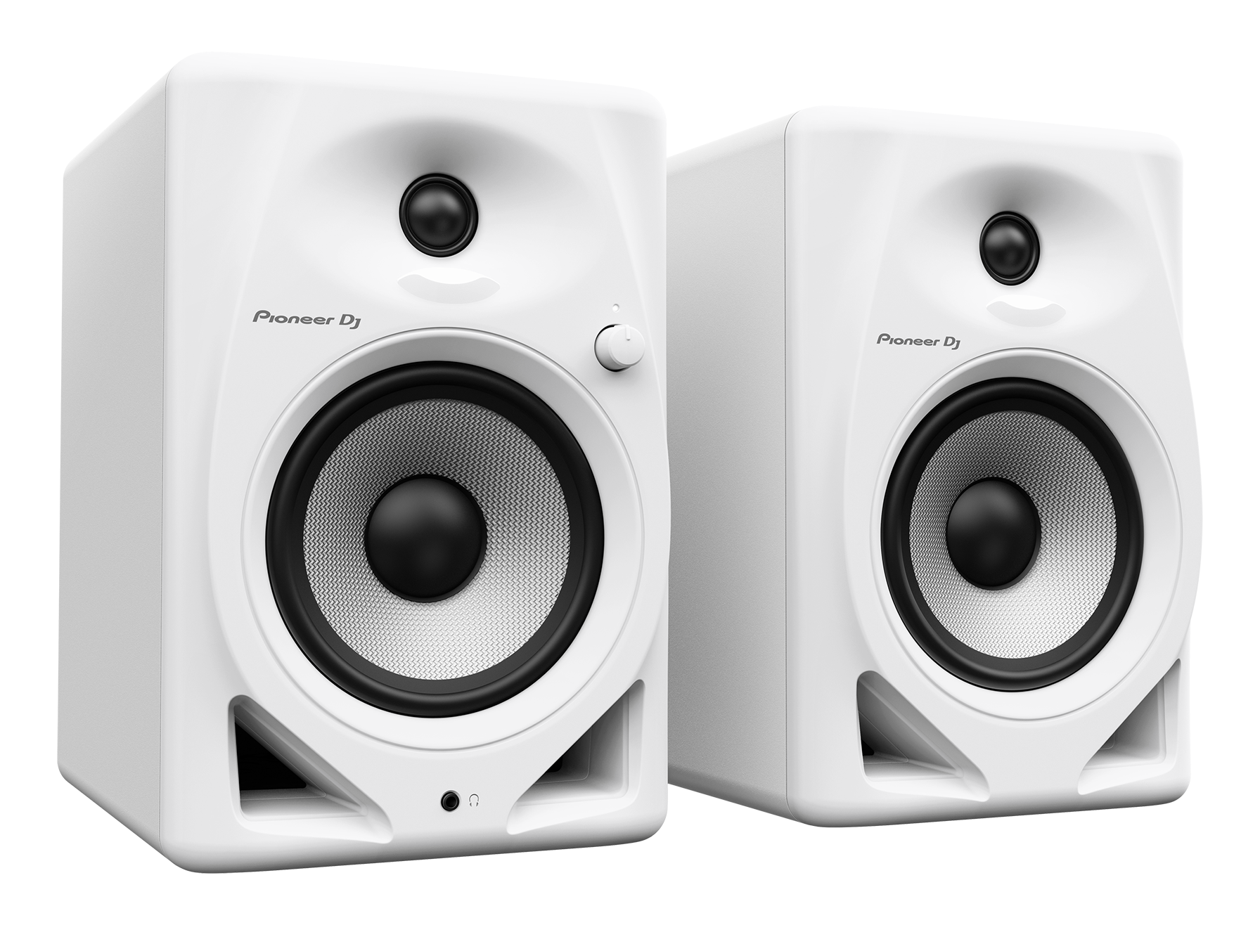 Pioneer DJ DM-50D 5-inch Active Monitor Speaker, White - Pair |  PIONEER |  STUDIO MONITOR |  Zoso Music