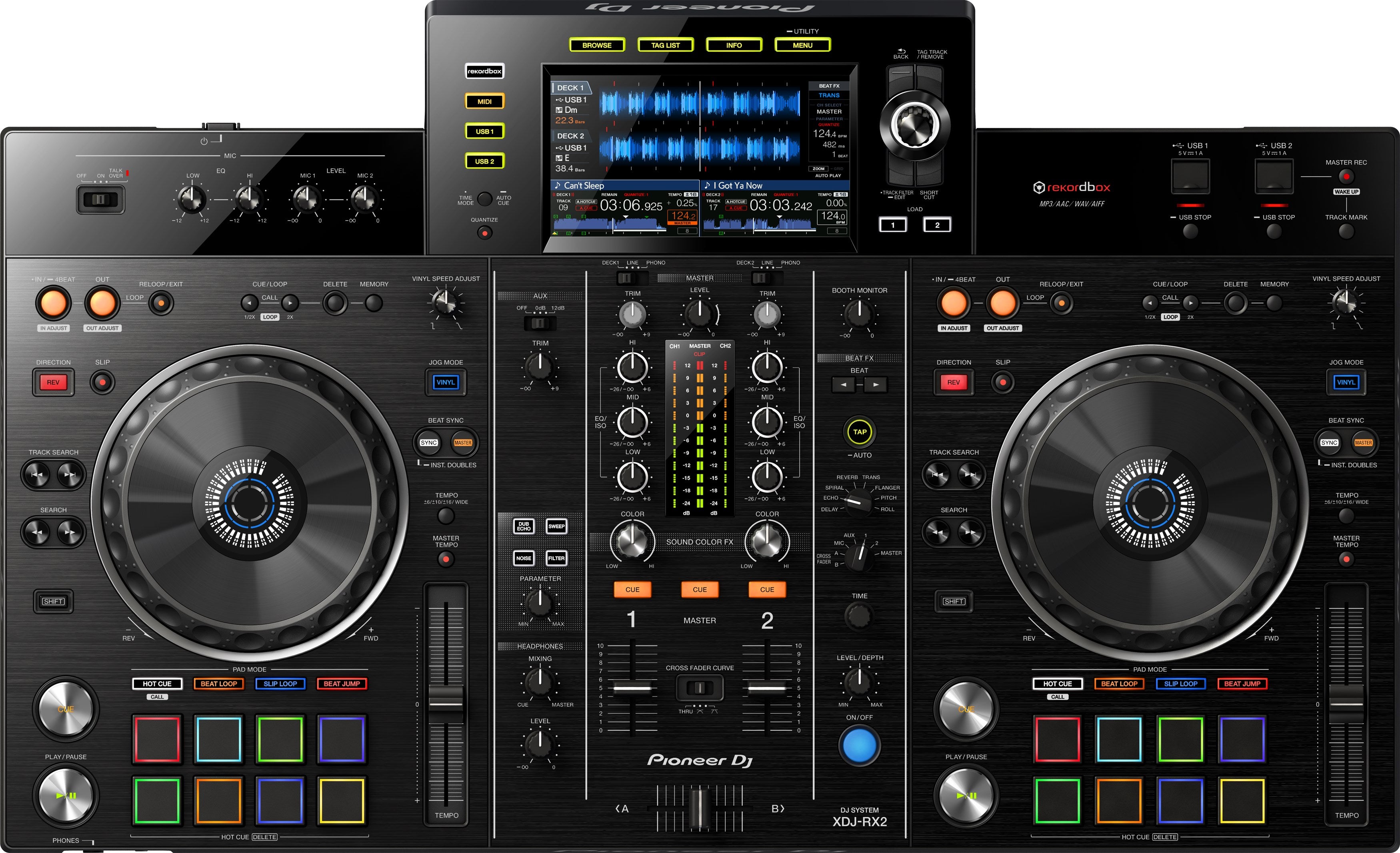 PIONEER XDJ-RX2 2 CHANNEL PERFORMANCE ALL IN ONE DJ SYSTEM (BLACK), PIONEER, DJ GEAR, pioneer-dj-gear-xdj-rx2, ZOSO MUSIC SDN BHD
