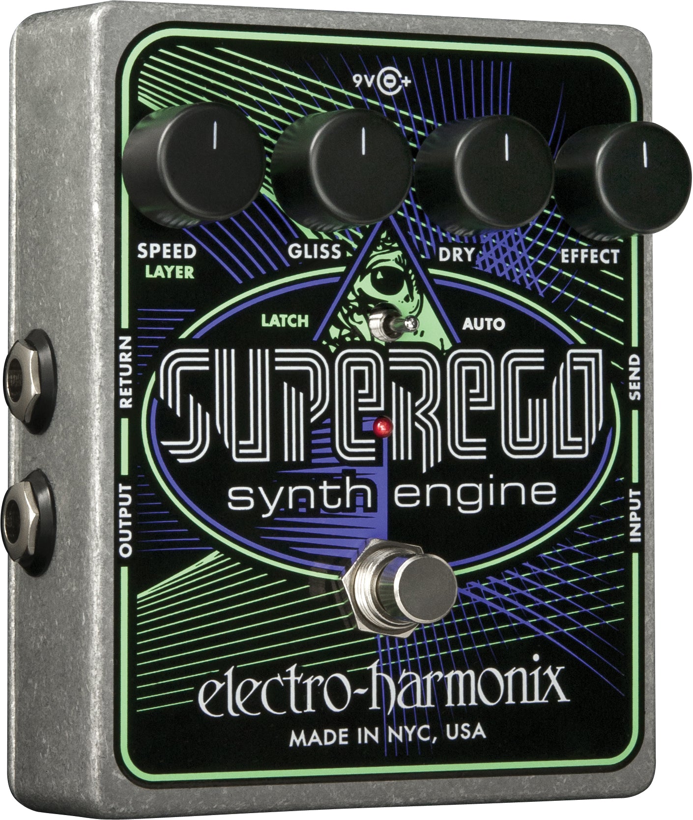 Electro-Harmonix Superego Synth Engine Guitar Effects Pedal | ELECTRO-HARMONIX , Zoso Music